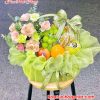 Giỏ Trái Cây Kèm Hoa TC-01