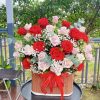 Giỏ Hoa Hồng Đỏ Chúc Mừng GH-049