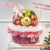 Giỏ Trái Cây Tông Hồng TC-03