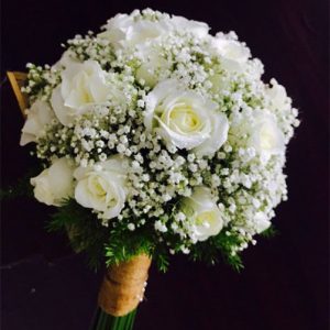 Hoa Cưới Hồng Trắng HC-008