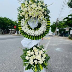 Kệ Hoa Viếng Trắng HV-073