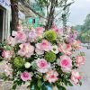 Giỏ Hoa Tone Hồng GH-097
