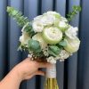 Hoa Cưới Cầm Tay Sen Trắng HC-029