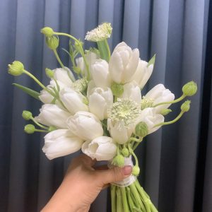 Hoa Cưới Tulip mix Thúy Châu HC-030