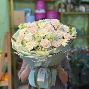 Bó Hồng Mix Tú Cầu BH8.3